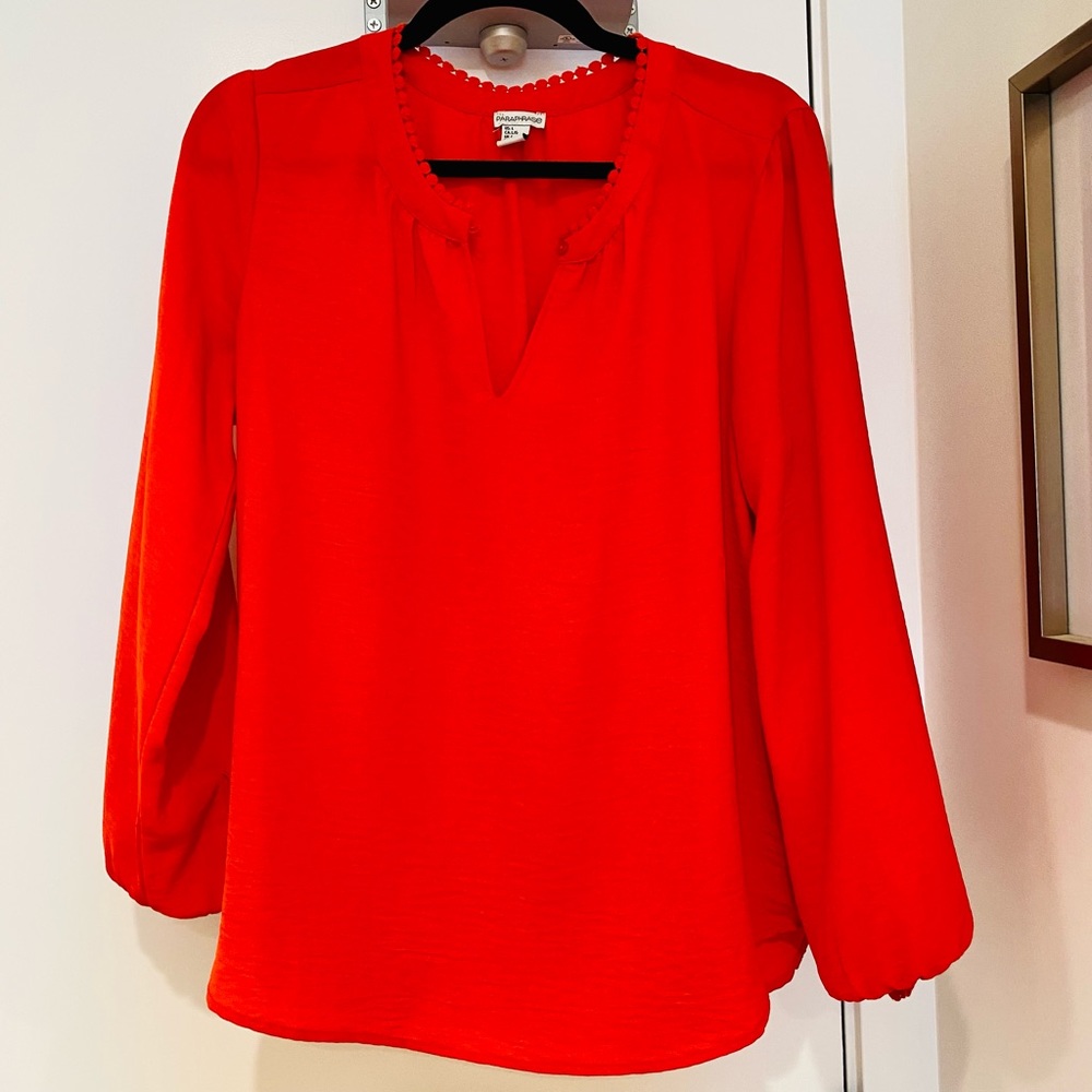 Women’s Red Blouse